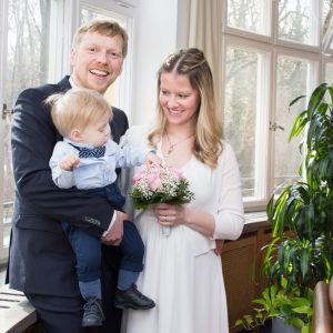 Standesamtliche Winterhochzeit in München