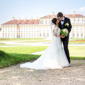 Internationale Hochzeit am Schloss Schleißheim
