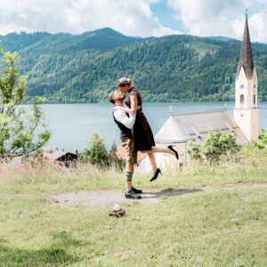 Bayerische Hochzeit am Schliersee