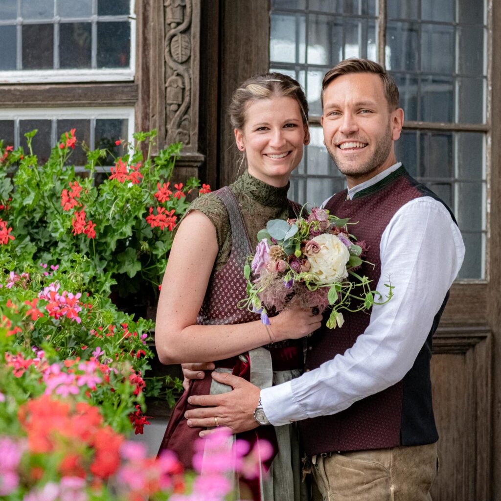 Brautpaarportrait zum Feedback über meine Hochzeitsbilder aus München